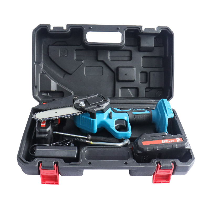 Mini Fierăstrău cu Lanț 10cm pe Baterie