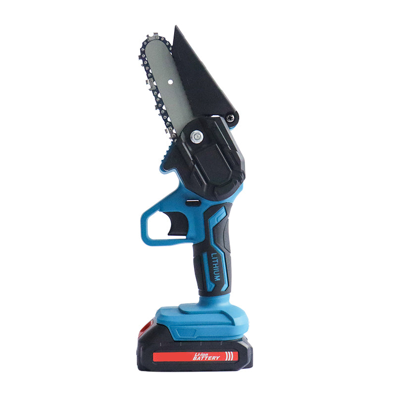 Mini Fierăstrău cu Lanț 10cm pe Baterie